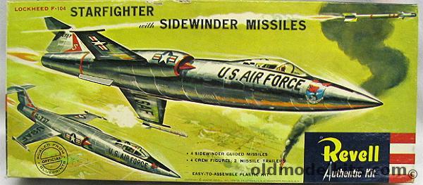 Revell 1/64 F-104 Starfighter with Sidewinders 'S' Issue, H199-89 plastic model kit